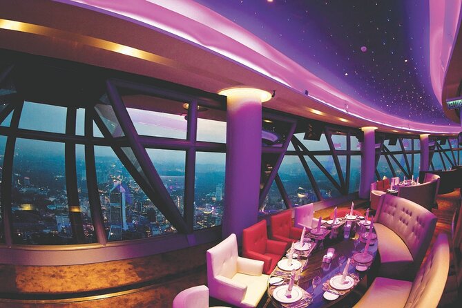 Dining at ORBIT Revolving Restaurant KL Tower with Transfers - From your hotel lobby to the revolving dining room
