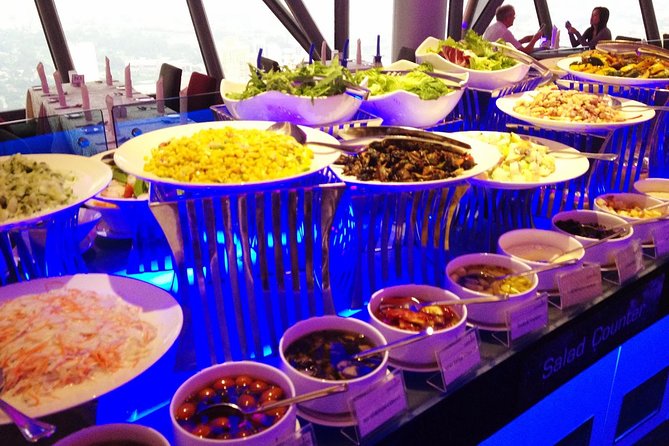 Dining at ORBIT Revolving Restaurant KL Tower with Transfers - Reading the buffet before you arrive