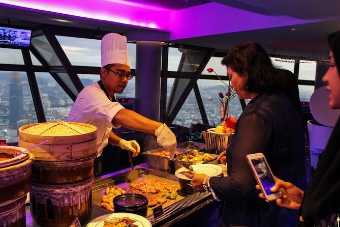 Dining at ORBIT Revolving Restaurant KL Tower with Transfers - Service, music, and the small practical snags