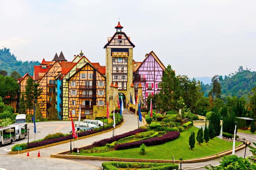 From Kuala Lumpur: Bukit Tinggi Private Day Trip - Arriving at Colmar Tropicale’s French-style village