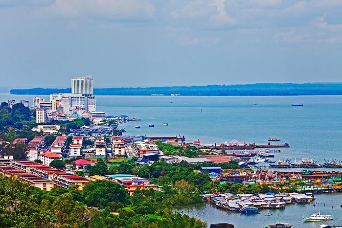 Full-Day Sepilok Orangutan and Sandakan City Trail from Kota Kinabalu - Kampong Buli Sim Sim and houses above the water