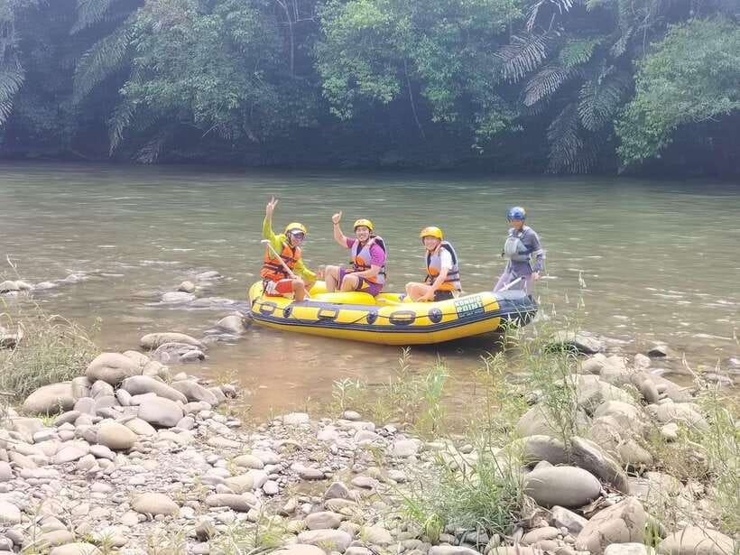 Kiulu River: River Rafting + ATV Shared Group Day Trip - Sabah-style lunch beside the river