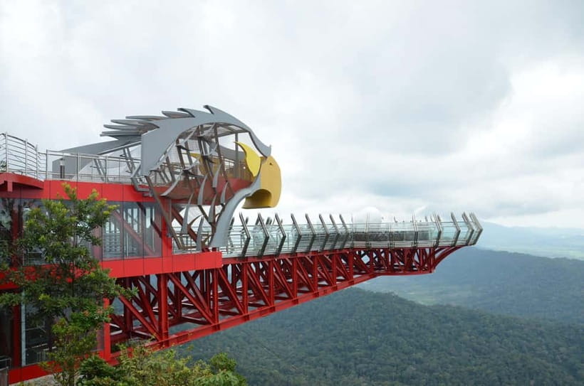 Langkawi: Iconic Landmarks & Natural Wonders Guided Tour - Eagle Square and the 12-meter symbol of Langkawi