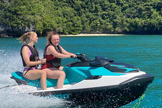 Langkawi Jet Ski Tour Bronze Package 2 Hours - Leaving Cenang Beach by jet ski