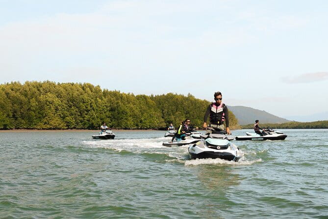 Langkawi Jet Ski Tour Golden Tuba - Riding toward Tuba Island