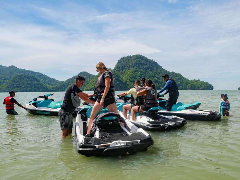 Langkawi: Jet Ski Tour Island Hopping Dayang Bunting - The Fjords views and the ride between islands
