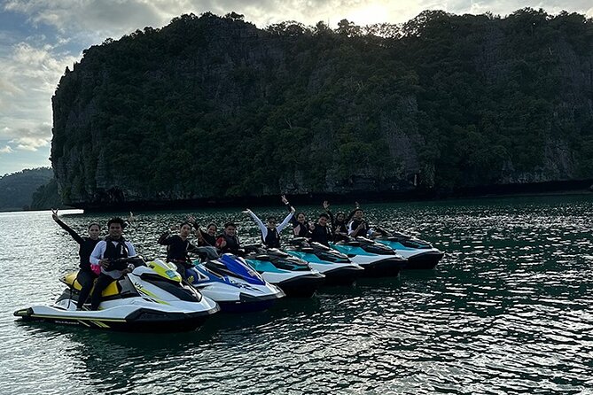 Langkawi Jet Ski Tour Silver Package with Free Drone Video - Riding past Langkawi’s limestone coast