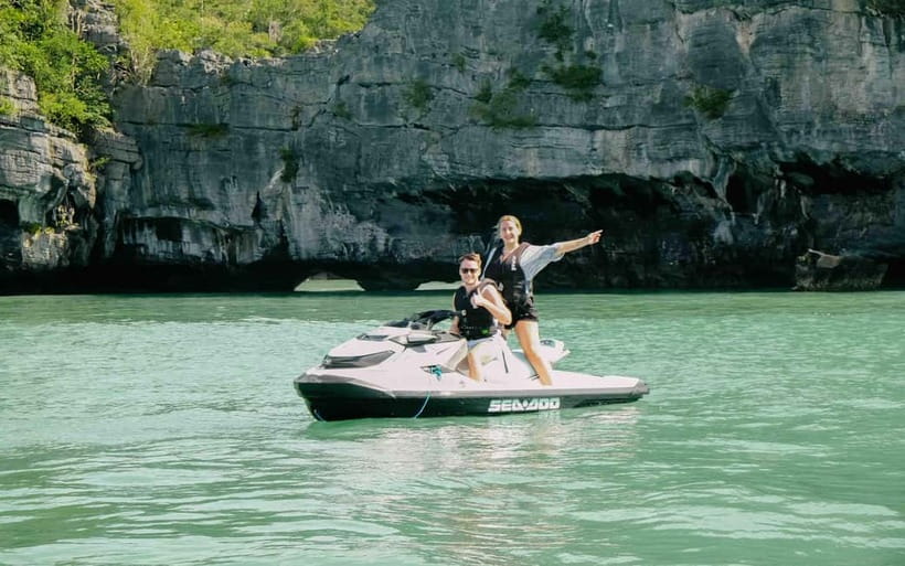 Langkawi: Jet Ski Tour UNESCO Kilim Geopark Free Video - Selat Panchor Cave and its waterfall