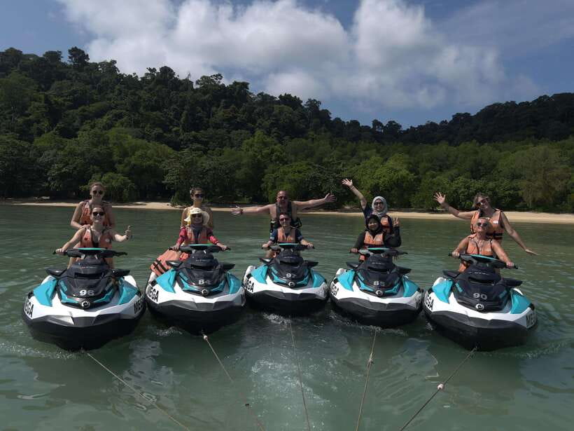 Langkawi: Premium UNESCO Geopark Jet Ski Tour of 8 Islands - Monkeys, eagles, caves, and quiet beaches