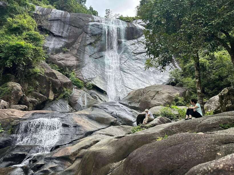 Langkawi: Seven Wells Waterfalls and Sacred Blue Pool Trip - Seven Wells at the foot of Mount Machinchang