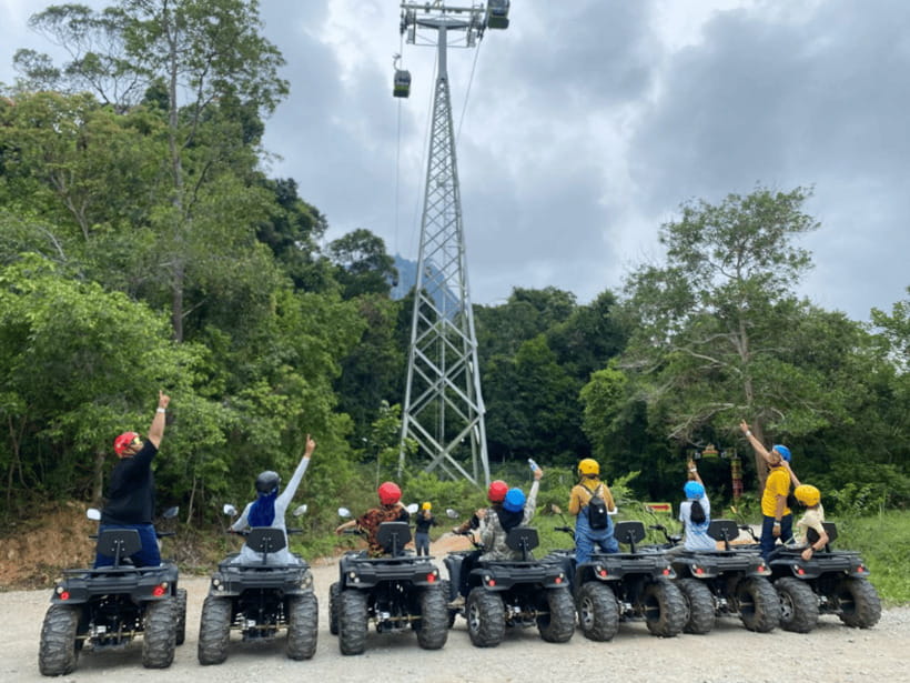 Langkawi: Sky ATV Ride at Mountain Manchinchang - Forest trails and rocky climbs