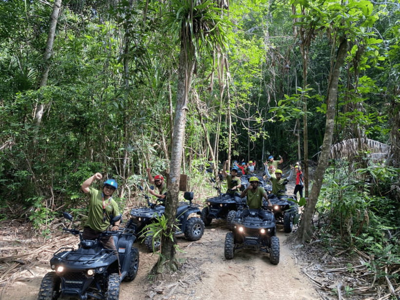 Langkawi: Sky ATV Ride at Mountain Manchinchang - The safety briefing and ATV choice