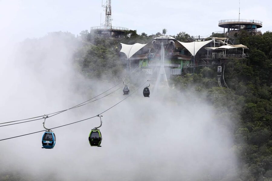 Langkawi: Skycab Cable Car Ticket Options - Walking the SkyBridge above the trees