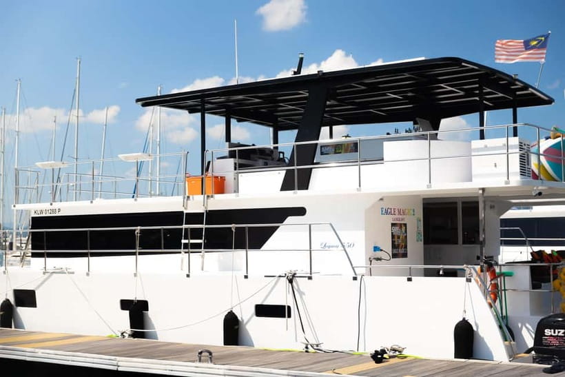 Langkawi: Sunset Cruise Standard Package - Stand-up paddleboarding with Eagle Square in view
