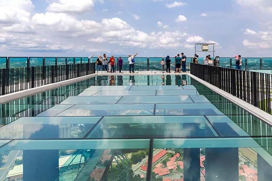 Melaka: The Shore Sky Tower Admission Ticket - The ride up to 163 meters