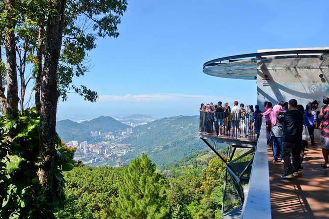 Penang Full Day Tour with Penang Hill, Kek Lok Si & Fruit Farm - Penang Hill ends the tour with a broad view