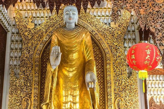 Penang Half Day City Tour with The Top Komtar - Dhammikarama Burmese Temple adds a quieter contrast
