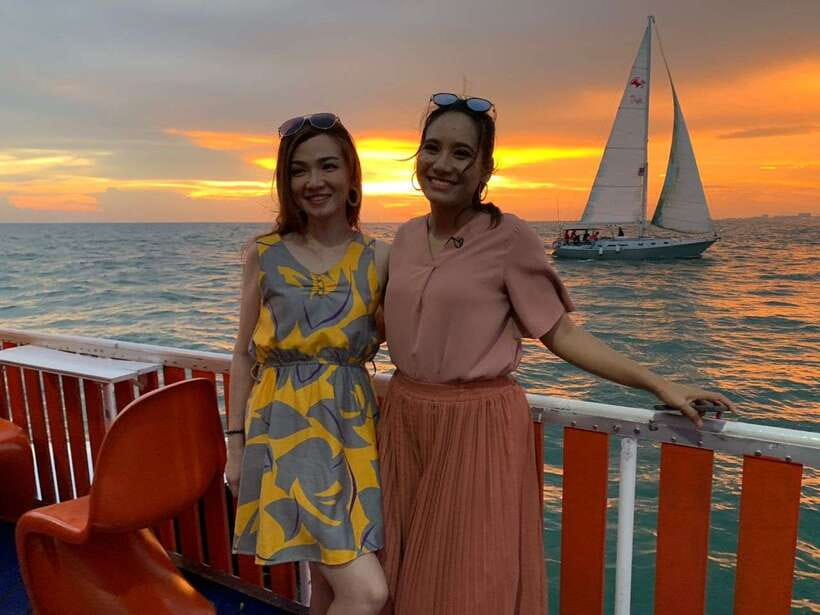 Port Dickson: Dragon Sunset Cruise with Salt Water Jacuzzi - The Salt Water Jacuzzi is really a swimming net