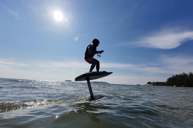 Private Guided E-Foil Experience in Tanjung Aru Beach - Learning in Three Steps: Lying Down, Kneeling, and Standing