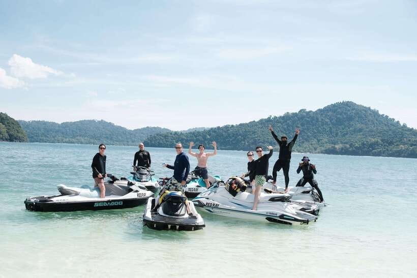 (PRIVATE) Platinum Package Jet Ski Tour Langkawi, Red Ray - The jet ski ride: fun, effort, and group comfort