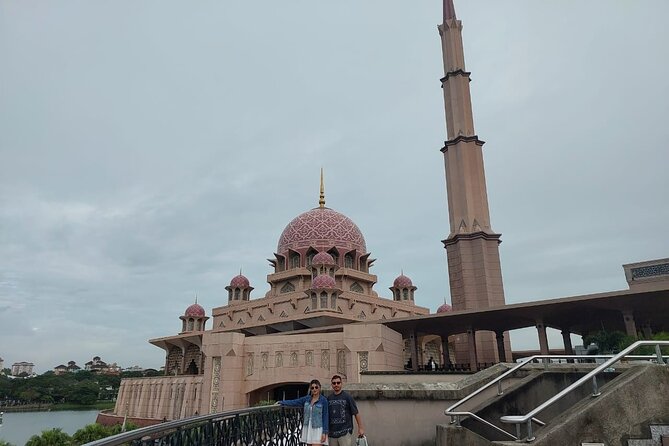 Putrajaya Tour From Kuala Lumpur - Putra Mosque, rose-tinted granite by the water