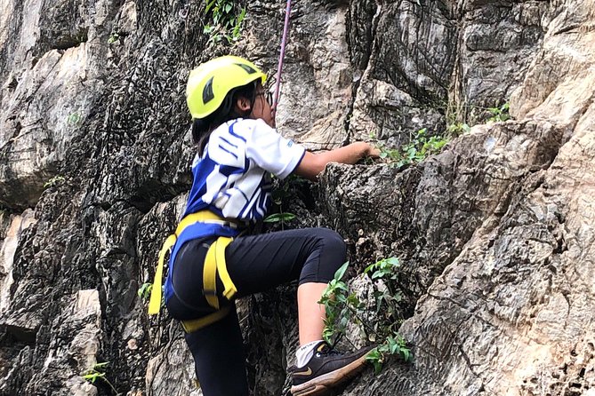 Rock Climbing guiding, top rope climbing includes full climbing gears and shoe. - Key points to know before you climb