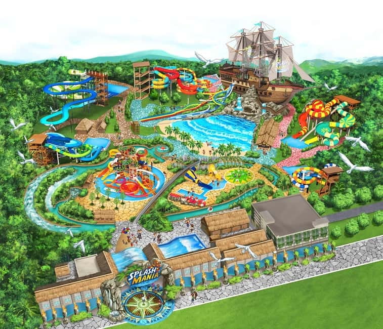 Selangor: SplashMania Waterpark at Gamuda Cove Entry Ticket - Splash zones built for family play