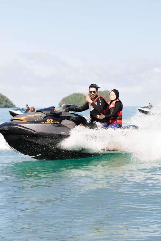 The Best Packages Jet Ski Island Hopping Langkawi - Private beaches and short scenic stops